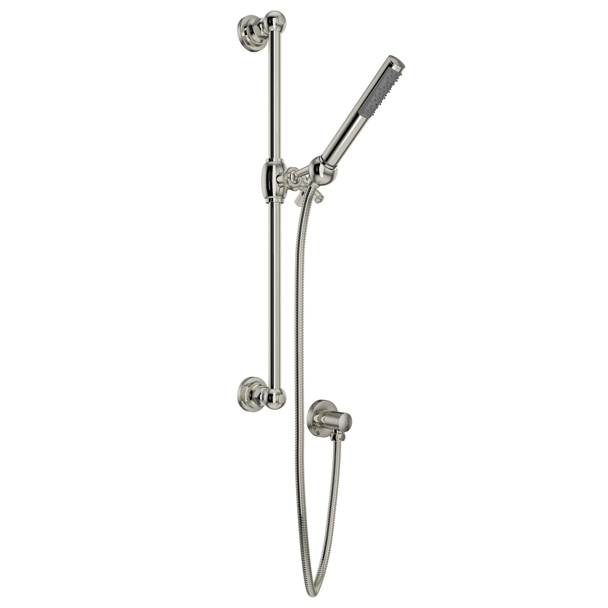ROHL San Giovanni Handshower Set With 21" Slide Bar And Single Function Handshower AKIT8073 - Polished Nickel