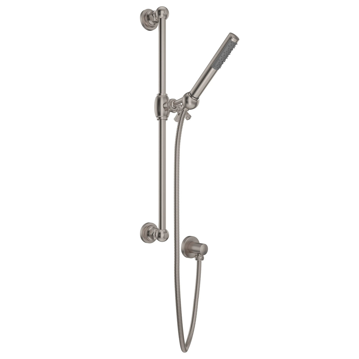 ROHL San Giovanni Handshower Set With 21" Slide Bar And Single Function Handshower AKIT8073 - Satin Nickel