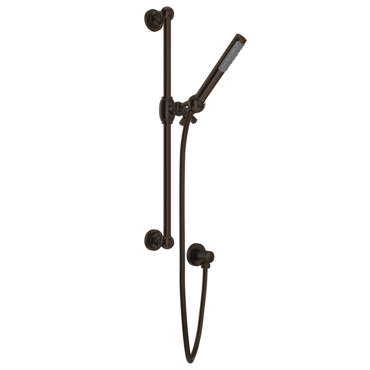 ROHL San Giovanni Handshower Set With 21" Slide Bar And Single Function Handshower AKIT8073 - Tuscan Brass