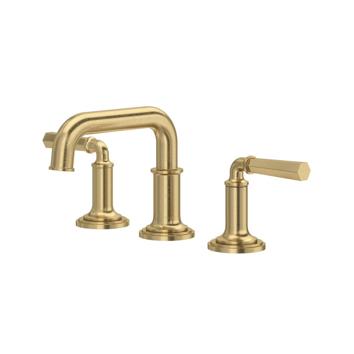 ROHL San Giovanni Widespread Lavatory Faucet With U-Spout SG09UD3LM - Antique Gold