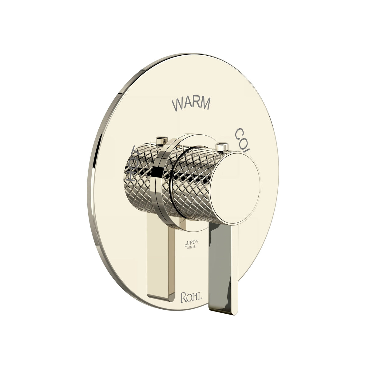 ROHL Tenerife 3/4" Thermostatic Trim Without Volume Control TTE13W1 - Polished Nickel