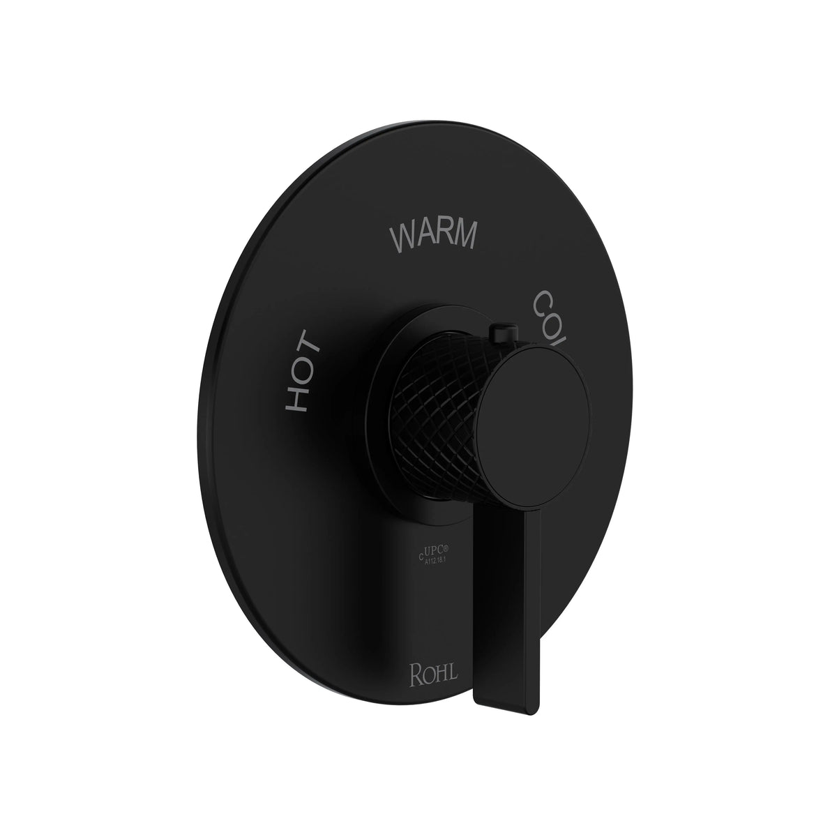 ROHL Tenerife 3/4" Thermostatic Trim Without Volume Control TTE13W1 - Matte Black