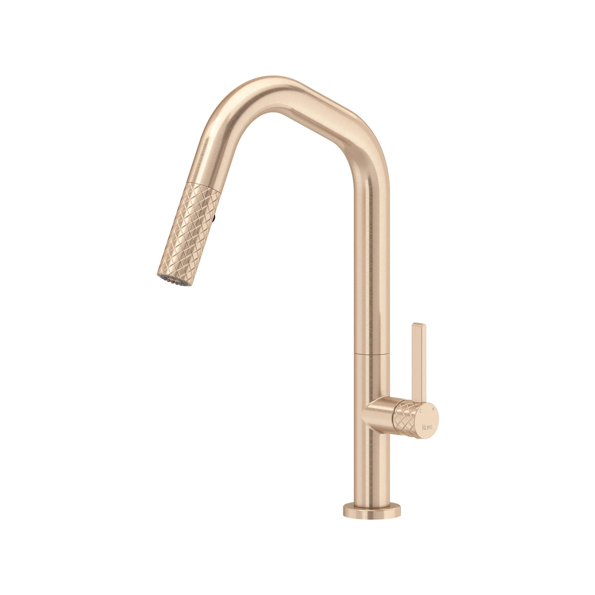 ROHL Tenerife Pull-Down Kitchen Faucet With U-Spout TE56D1 - Vintage Gold