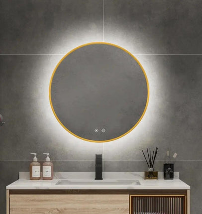 ROUNDY Framed Back Light LED Mirror - LMF624B - Plumbing Market