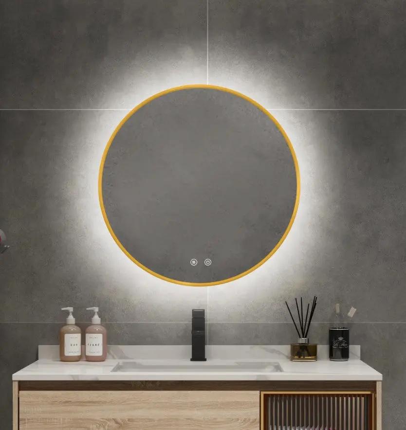 ROUNDY Framed Back Light LED Mirror - LMF624B - Plumbing Market