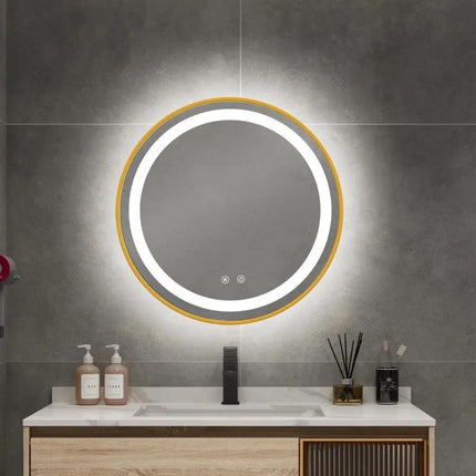ROUNDY Framed Front Light LED Mirror - LMF624F - Plumbing Market