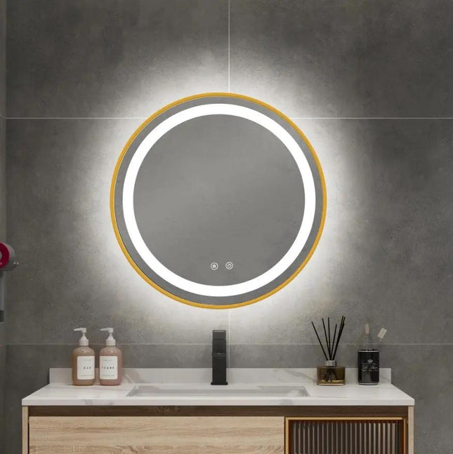 ROUNDY Framed Front Light LED Mirror - LMF624F - Plumbing Market