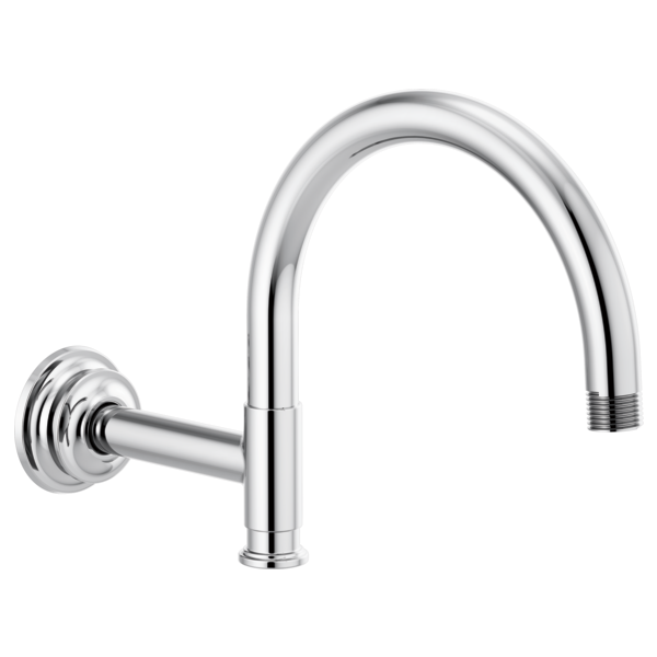 Brizo 12 1/8" Arc Shower Arm And Flange RP100326PC - Plumbing Market