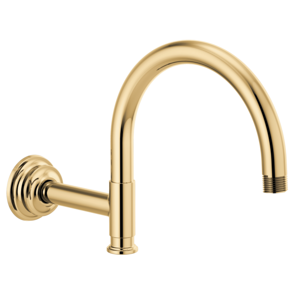 Brizo 12 1/8" Arc Shower Arm And Flange RP100326PG - Plumbing Market