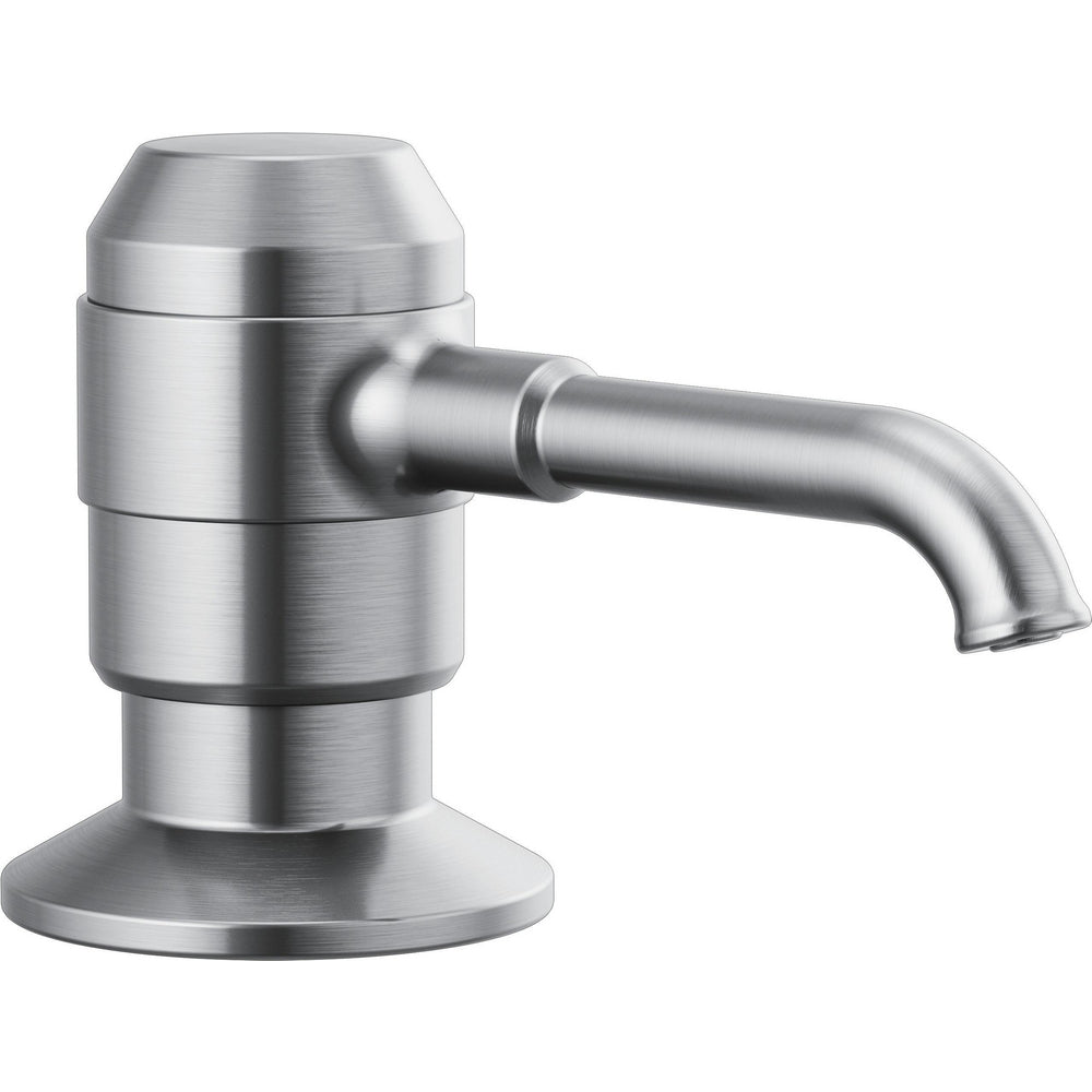 Delta Broderick Soap/Lotion Dispenser With Bottle - Arctic Stainless