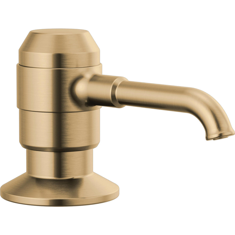 Delta Broderick Soap/Lotion Dispenser With Bottle - Champagne Bronze