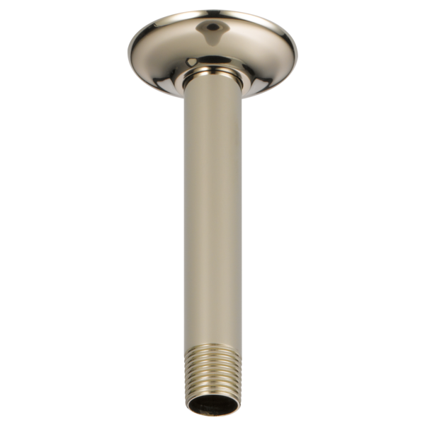 Brizo 6" Ceiling Mount Shower Arm And Round Flange RP48985PN - Plumbing Market
