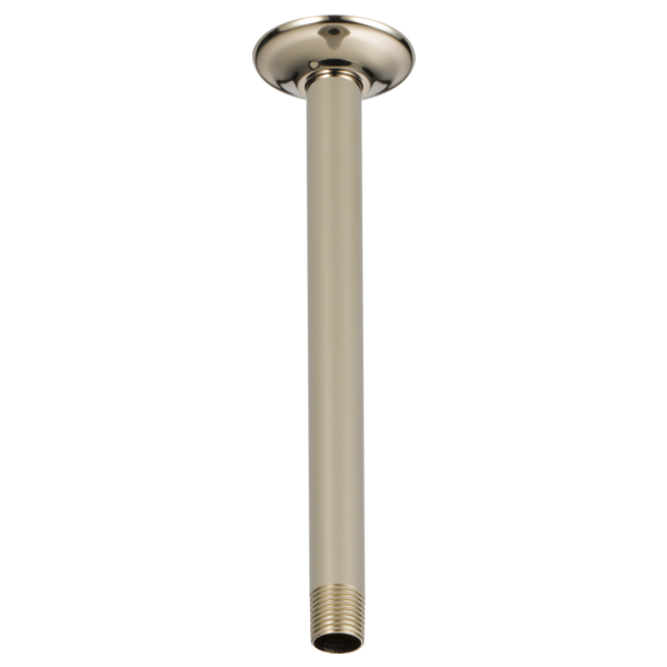 Brizo 10" Ceiling Mount Shower Arm And Round Flange RP48986PN - Plumbing Market
