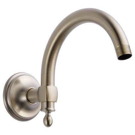 Brizo 10" Classic Wall Mount Shower Arm And Flange RP70909BN - Plumbing Market