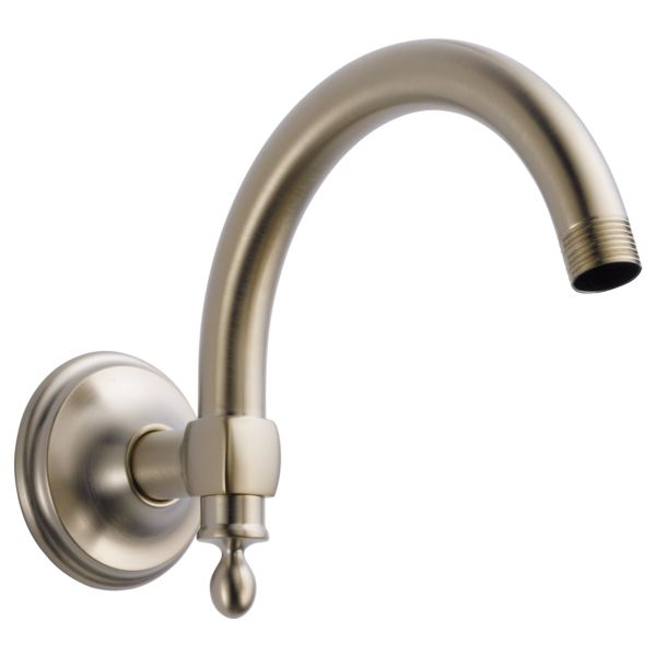 Brizo 10" Classic Wall Mount Shower Arm And Flange RP70909BN - Plumbing Market