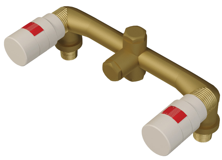 Aquabrass Rough-in for Wallmount Lavatory Faucet RWAA3A60ZZ02