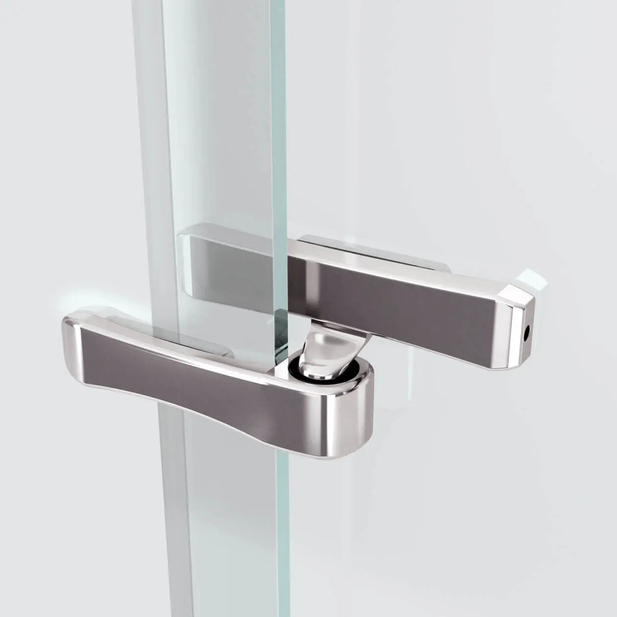 Reveal 71 32 ½-35 ½ x 71 ½ in. 8mm Pivot Shower Door for Alcove Installation with Clear glass in Chrome - Plumbing Market