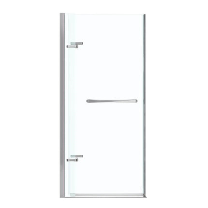 Reveal 71 32 ½-35 ½ x 71 ½ in. 8mm Pivot Shower Door for Alcove Installation with Clear glass in Chrome - Plumbing Market