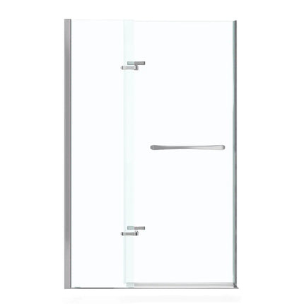 Reveal 71 38-41 x 71 ½ in. 8mm Pivot Shower Door for Alcove Installation with Clear glass in Chrome - Plumbing Market