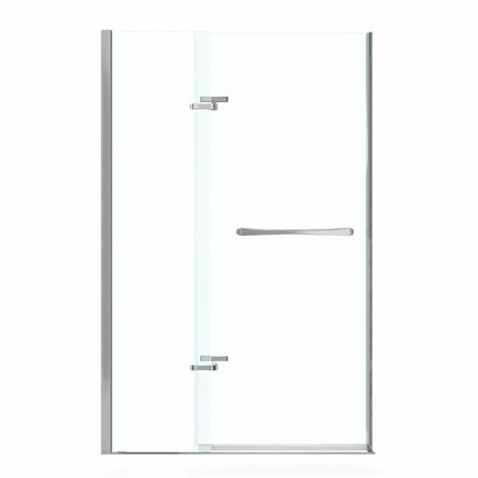 Reveal 71 38-41 x 71 ½ in. 8mm Pivot Shower Door for Alcove Installation with Clear glass in Chrome - Plumbing Market