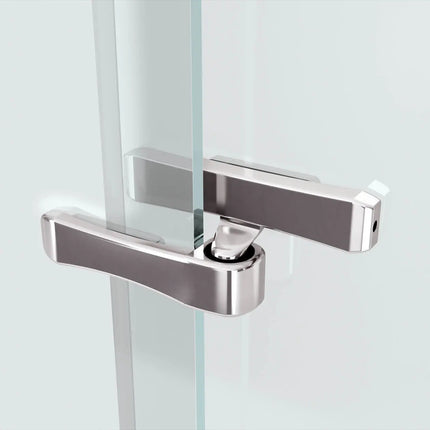 Reveal 71 44-47 x 71 ½ in. 8mm Pivot Shower Door for Alcove Installation with Clear glass in Chrome - Plumbing Market