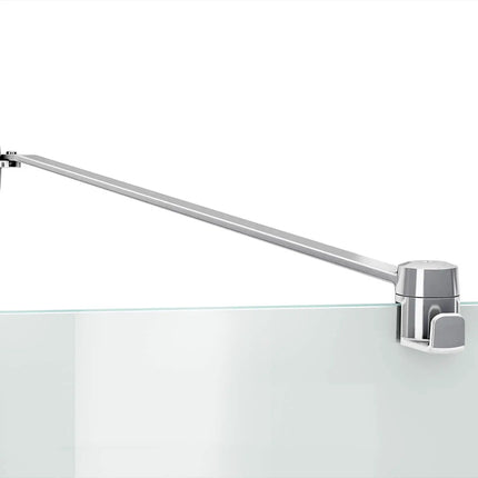 Reveal 71 44-47 x 71 ½ in. 8mm Pivot Shower Door for Alcove Installation with Clear glass in Chrome - Plumbing Market