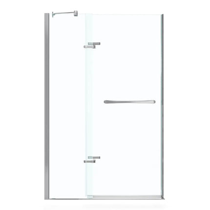 Reveal 71 51 ½-54 ½ x 71 ½ in. 8mm Pivot Shower Door for Alcove Installation with Clear glass in Chrome - Plumbing Market