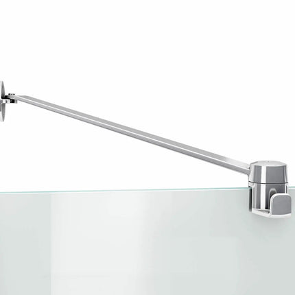 Reveal 71 56-59 x 71 ½ in. 8mm Pivot Shower Door for Alcove Installation with Clear glass in Chrome - Plumbing Market