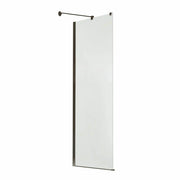 Reveal 71 Return Panel for 32 in. Base with Clear glass in Dark Bronze - Plumbing Market