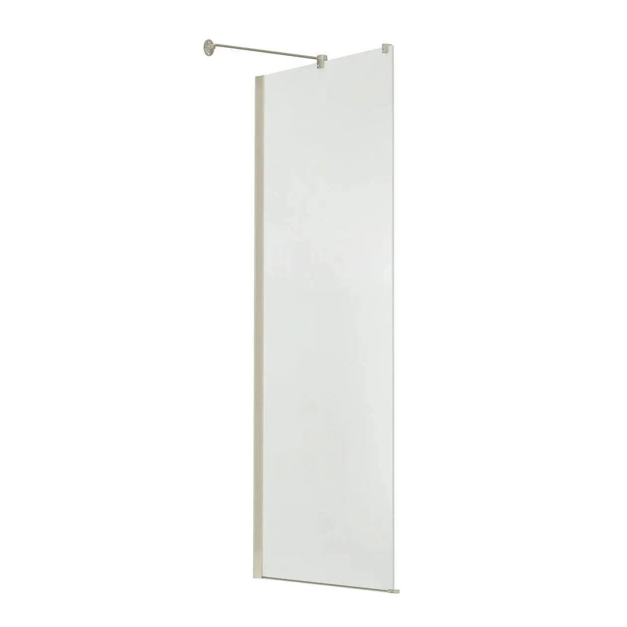 Reveal 71 Return Panel for 36 in. Base with Clear glass in Brushed Nickel - Plumbing Market