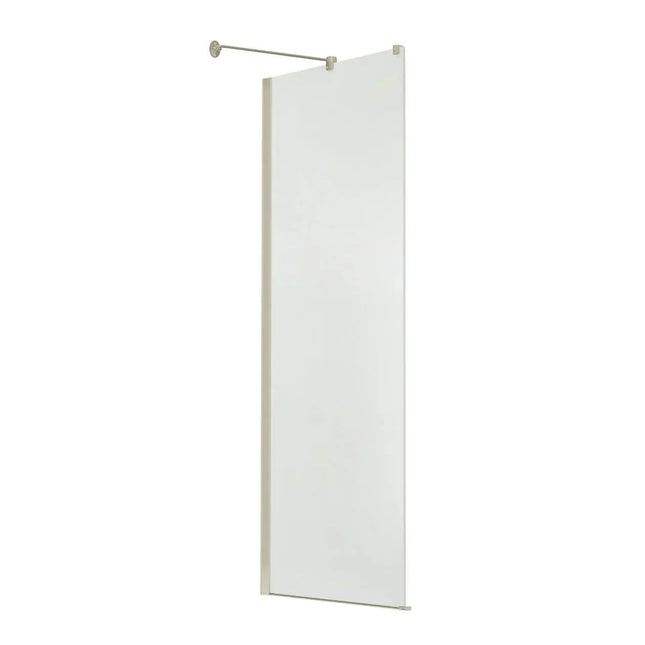 Reveal 71 Return Panel for 36 in. Base with Clear glass in Brushed Nickel - Plumbing Market