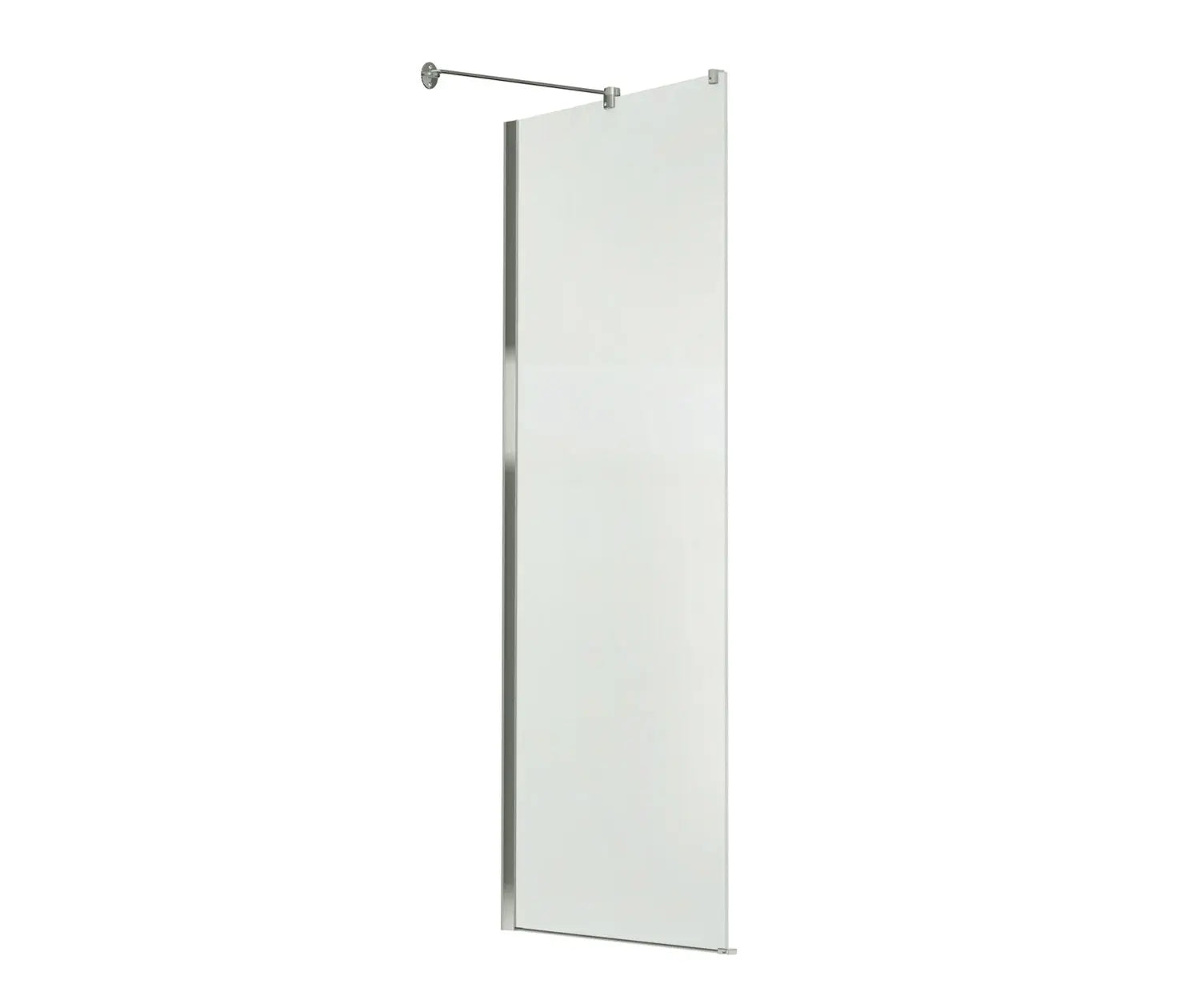 Reveal 71 Return Panel for 36 in. Base with Clear glass in Chrome - Plumbing Market