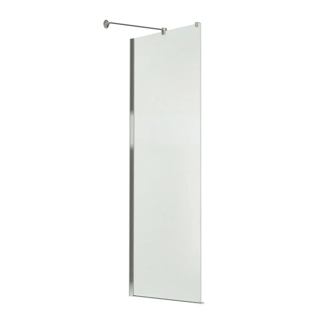 Reveal 71 Return Panel for 36 in. Base with Clear glass in Chrome - Plumbing Market