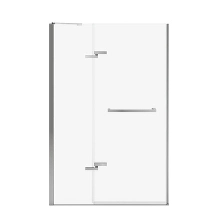 Reveal Sleek 71 44-47 x 71 1/2 in. 8mm Pivot Shower Door for Alcove Installation with Clear glass in Chrome - Plumbing Market