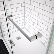 Reveal Sleek 71 56-59 x 71 1/2 in. 8mm Pivot Shower Door for Alcove Installation with Clear glass in Chrome - Plumbing Market