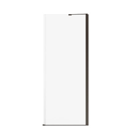 Reveal Sleek 71 Return Panel for 32 in. Base with Clear glass in Dark Bronze - Plumbing Market