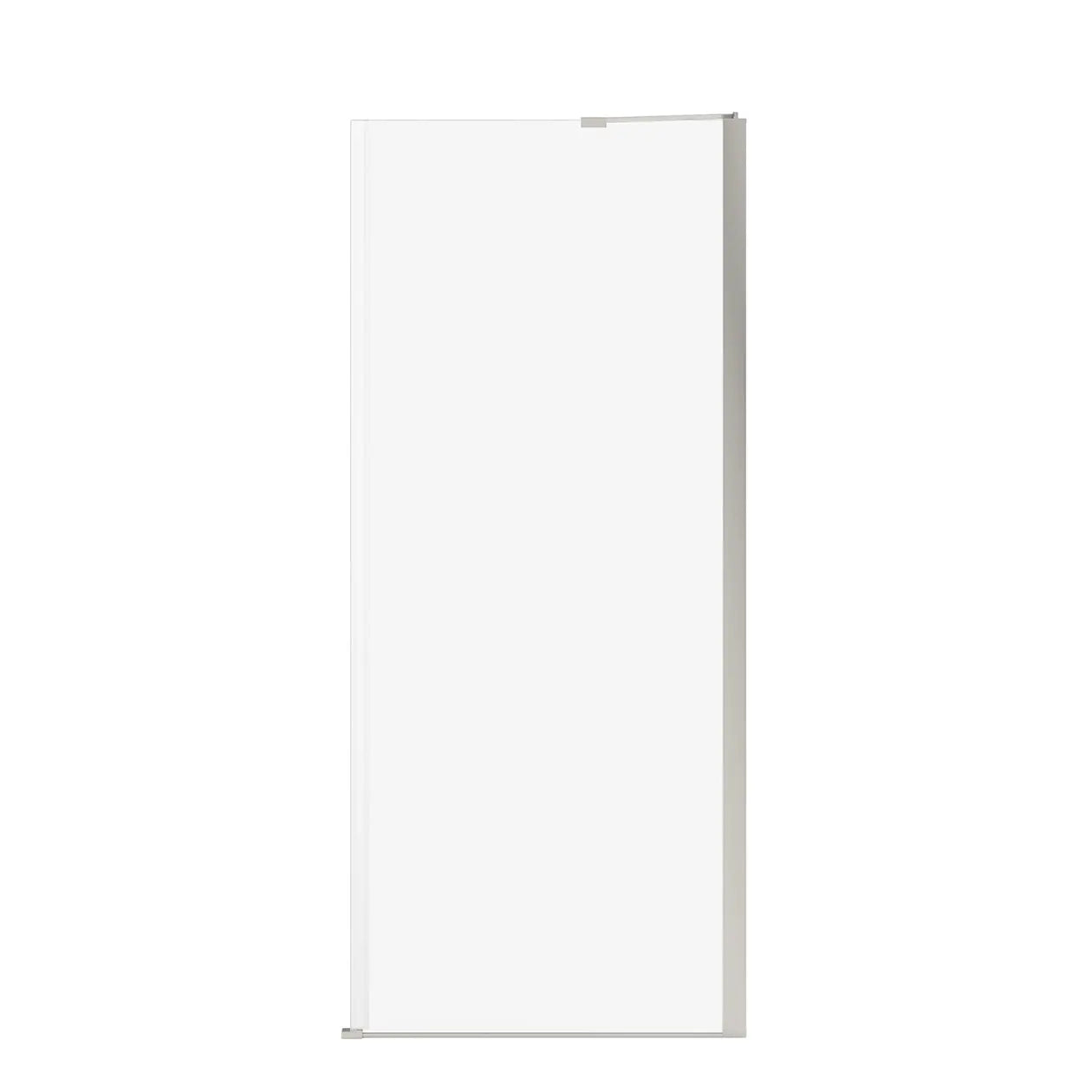 Reveal Sleek 71 Return Panel for 34 in. Base with Clear glass in Brushed Nickel - Plumbing Market