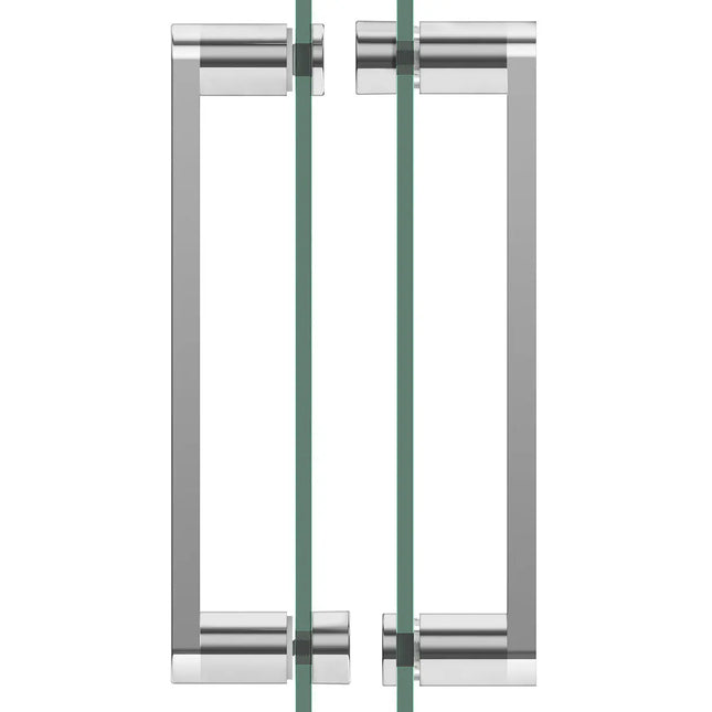 Revelation Round 44-47 x 70 ½-73 in. 8mm Bypass Shower Door for Alcove Installation with Clear glass in Chrome - Plumbing Market