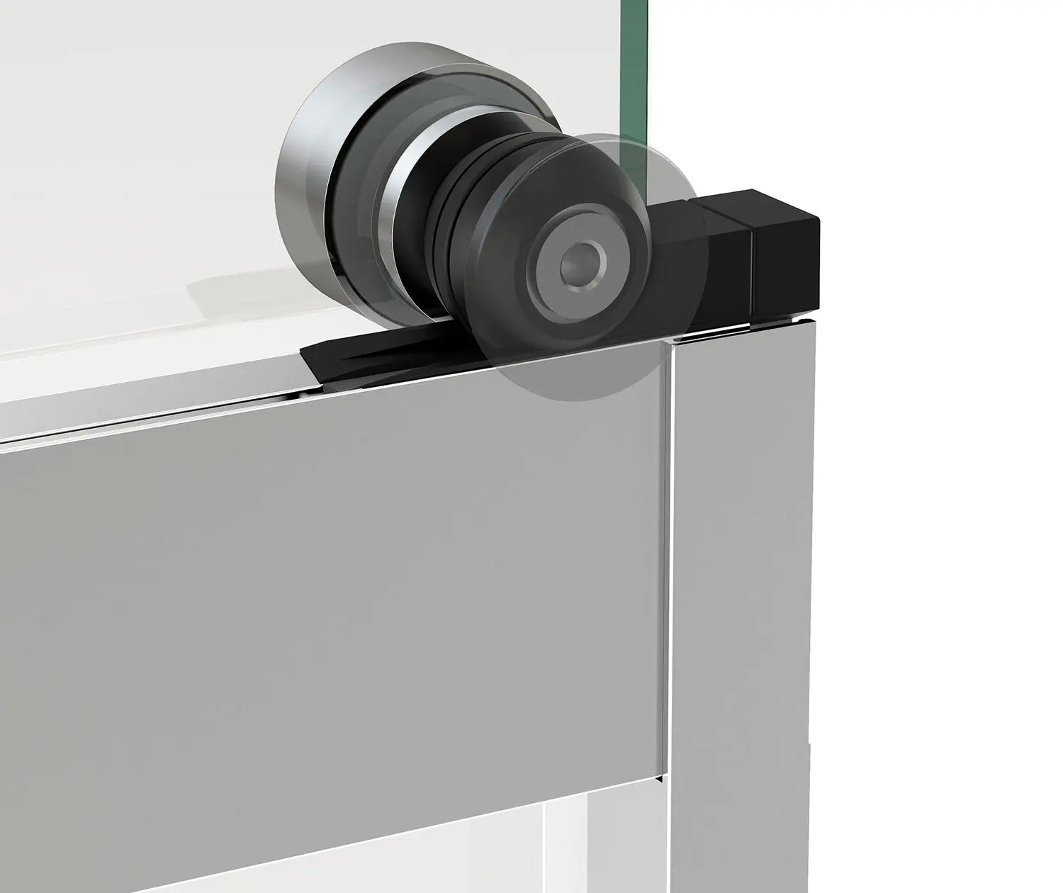 Revelation Round 56-59 x 56 ¾-59 ¼ in. 8mm Bypass Tub Door for Alcove Installation with Clear glass in Brushed Nickel - Plumbing Market