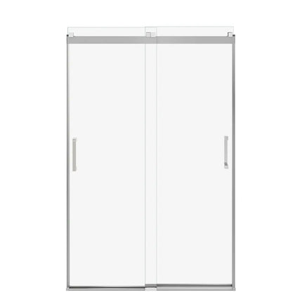 Revelation Square 44-47 x 70 ½-73 in. 6 mm Bypass Shower Door for Alcove Installation with Clear glass in Chrome - Plumbing Market