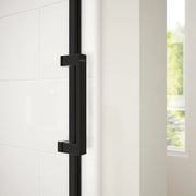 Revelation Square 56-59 x 70 ½-73 in. 8mm Bypass Shower Door for Alcove Installation with Clear glass in Matte Black - Plumbing Market