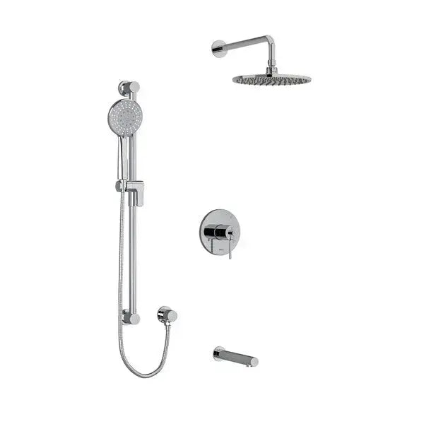 Riobel 1/2" Thermostatic & Pressure Balance Shower Trim Kit 1345 — Chrome - Chrome (TKIT1345C-6)