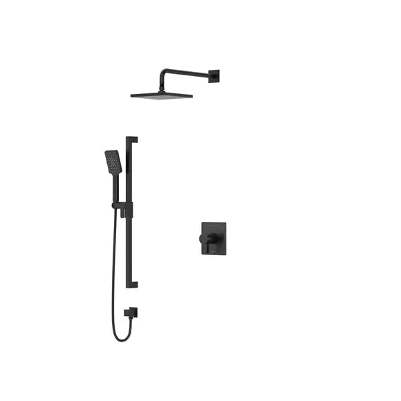 Riobel 1/2" Thermostatic & Pressure Balance Shower Trim Kit 1723 - Black (TKIT1723BK-6)