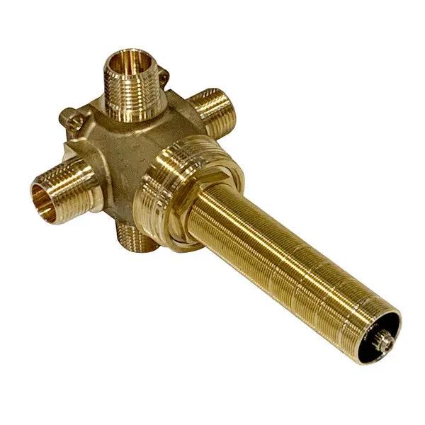 Riobel 4-Port, 3-Way Dedicated Diverter Rough-In Valve R1062BO - Plumbing Market