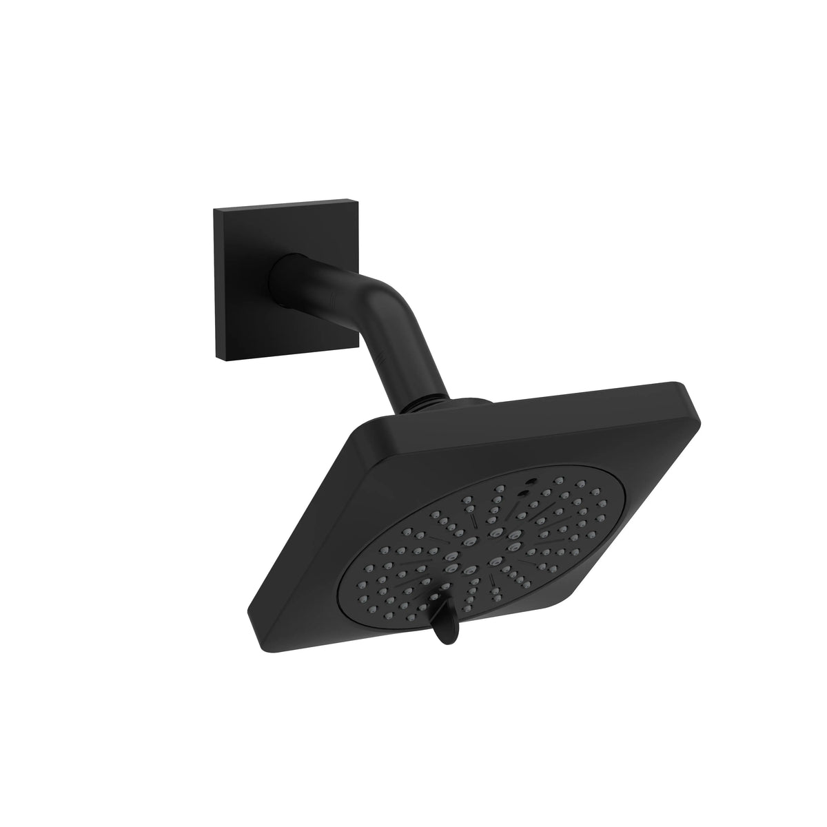 Riobel 5" 6-Function Showerhead With Arm 343 - Black (343BK-WS)