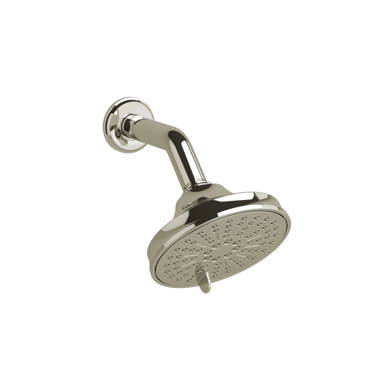 Riobel 5" 6-Function Showerhead With Arm 356 - Polished Nickel (356PN-WS)