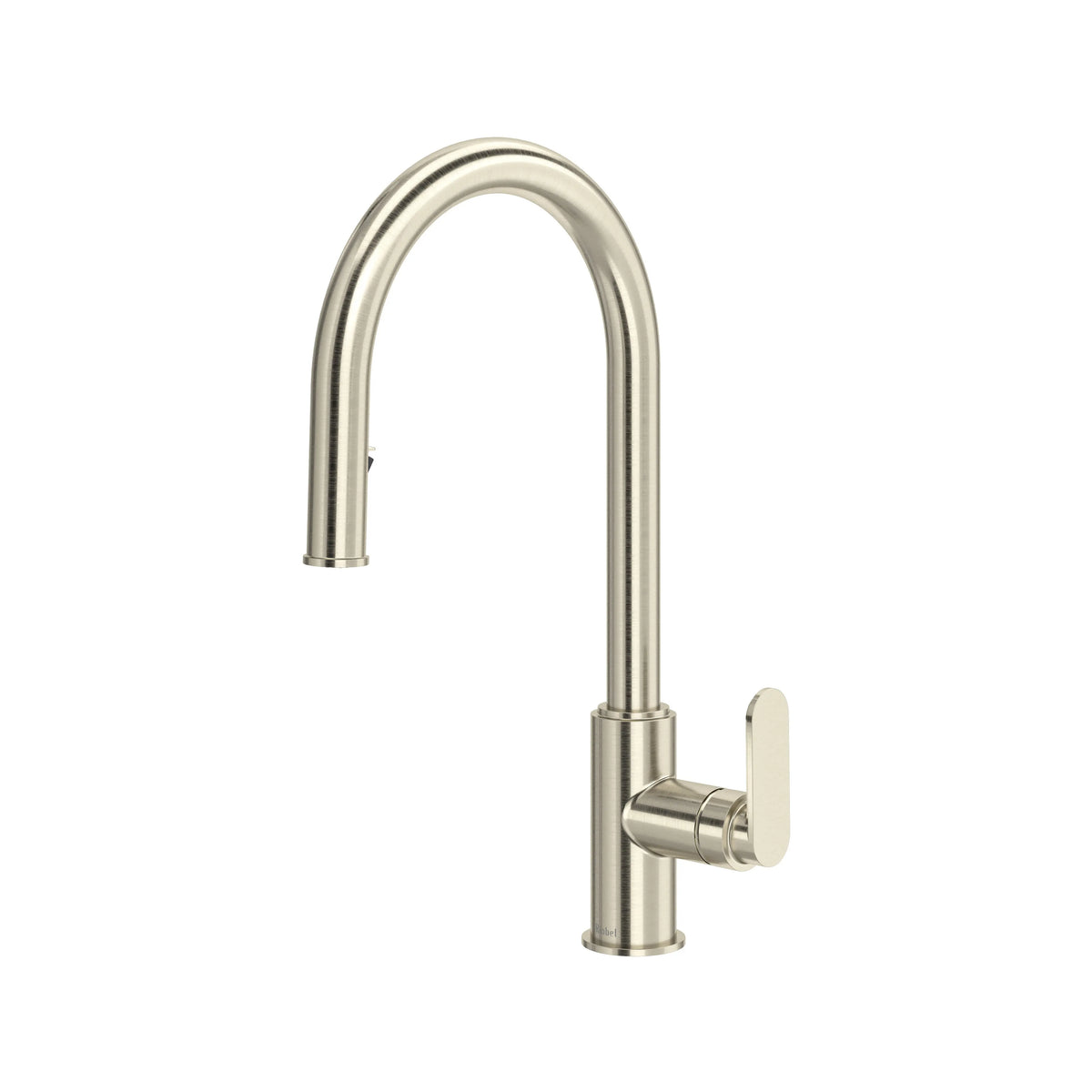 Riobel Arca Pull-Down Kitchen Faucet C-Spout - Stainless Steel (AA201SS)
