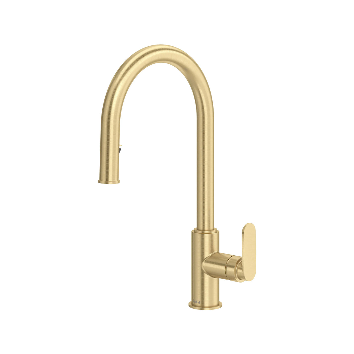 Riobel Arca Pull-Down Kitchen Faucet C-Spout - Satin Brass US4 (AA201US4)
