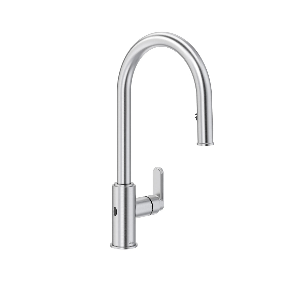 Riobel Arca Touchless Pull-Down Kitchen Faucet C-Spout - Stainless Steel (AA211SS)