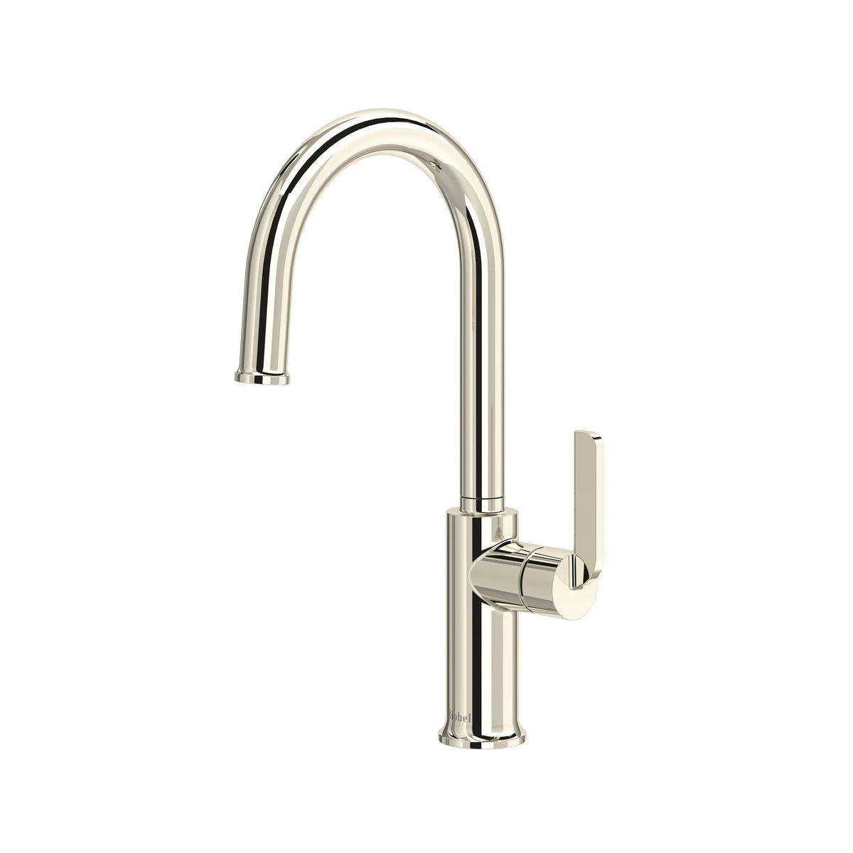 Riobel Authentica Bar/Food Prep Kitchen Faucet with C-Spout - Polished Nickel (AU601PN)